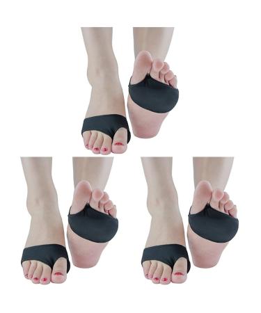 Fomiyes 3 pairs 2 dancing pads for the feet of anti-pads neurom shoe handles with high heels slipproof shoe handles Gel-dersenschragen silicone forefoot cushion spherical sticker