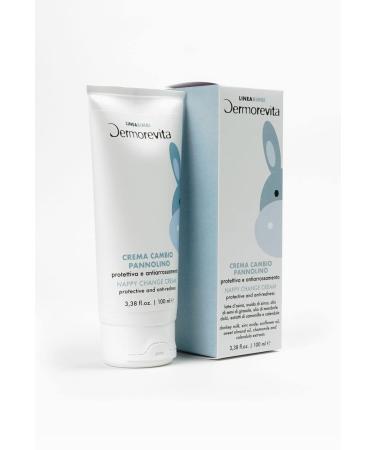 Dermoreville Child Line Diaper Change Cream with Donkey Milk Zinc Oxide Sunflower Seed Oil Sweet Almond Oil Chamomile Extracts and Calendula