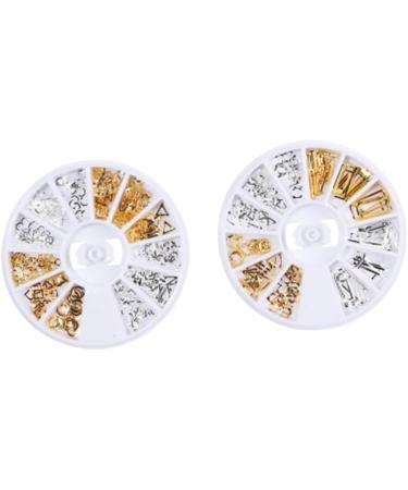 Healeved 4 Boxes Manicure Accessories Rivet Nail Decoration Nails Decoration Nail Art Rhinestones Gold Decor Nail Art Decoration Rivets for Metal Gold Nail Rhinestones Nail Set 3d Mix - Buy Online on GoSupps.com