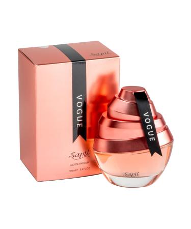 Sapil Vogue Perfume for Women - Long-lasting Amber Floral EDP Spray from Dubai 3.4 Oz - Elegant Everyday Fragrance for Women Uplifting and Mood-Boosting Scent - Buy Online on GoSupps.com