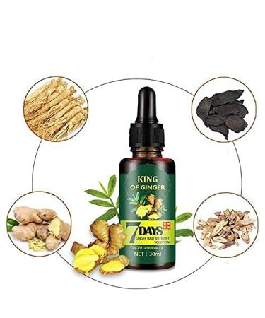 Hair Regrowth Serum - 7 Day Ginger Essential Oil Treatment for Men & Women | 30ml (2 Pack) - Boost Hair Growth & Reduce Hair Loss - Buy Online on GoSupps.com