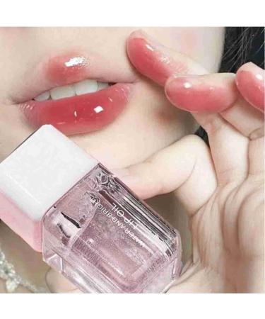 SOFTIZ Korean Crysta'l Jelly Lip Oil Gloss|Long Lasting Non-sticky Repair Moisturizing Hydrating Lip Oil Balm Tint | Waterproof Clear Transparent Lip Plumper for Womens| Lip Care Serum(Pack of 1 Pcs)