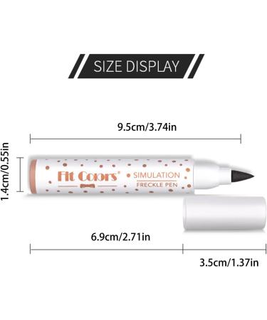 Freckles Makeup | Natural Fake Freckles | Waterproof Long Lasting Quick Dry Small Spot Natural Like Face Freckles Makeup 01 - Buy Online on GoSupps.com