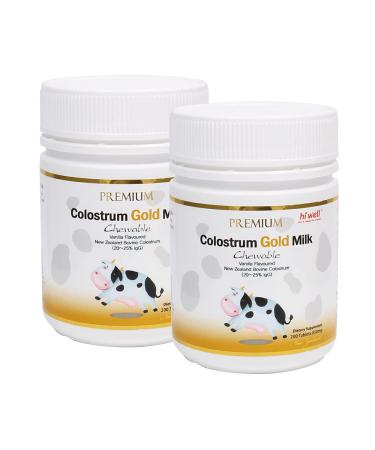 (Pack of 2) Hi Well Premium Grass-Fed Colostrum Gold Milk 200Tablets