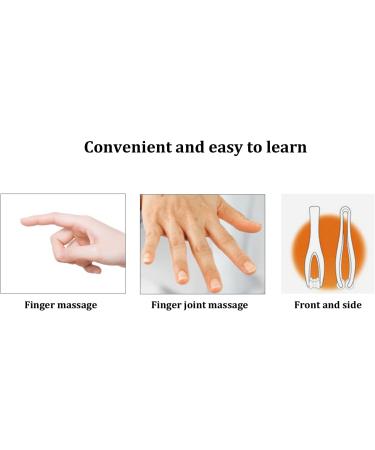 Finger Roller Massager for Stress Relief | Handheld Joint Massage Tool | Blood Circulation Aid (Yellow) - Buy Online on GoSupps.com