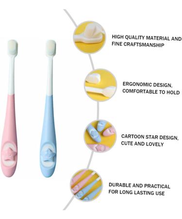 FRCOLOR 2pcs Infant Toothbrush Set - Baby Tooth Cleaning Brushes - Perfect Gift for Healthy Smiles - Buy Online on GoSupps.com