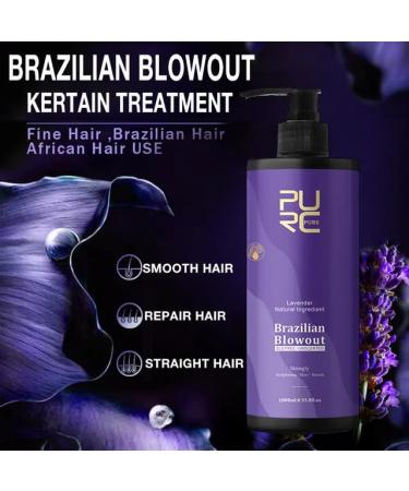 PURC PURE Keratin Hair Care Treatment Relaxer and Tamer - 1000ml | International Shipping Available for Healthy Smooth Hair - Buy Online on GoSupps.com