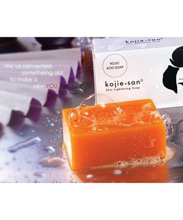  Kojie San Kojie San Kojic Acid 2-Step Skin Lightening Soap 135g Fades age spots freckles and other signs of sun damage - Buy Online on GoSupps.com