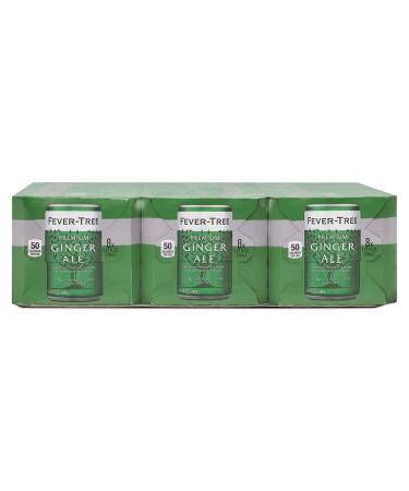 Fever-Tree Premium Ginger Ale 5.07 Fl Oz (Pack of 24) - No Artificial Sweeteners, Flavorings, or Preservatives - Buy Online on GoSupps.com