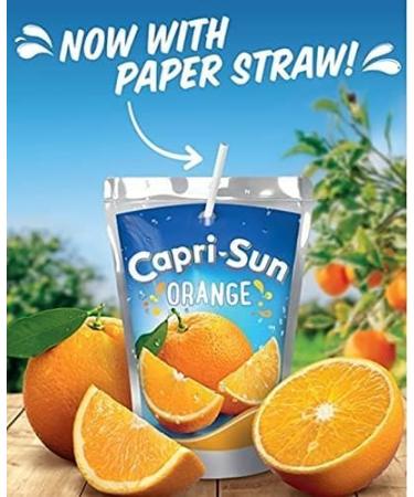 Capri-Sun Orange 8pk 200ml | 4 Pack Bundle | Total 32 x 200ml - Buy Online on GoSupps.com