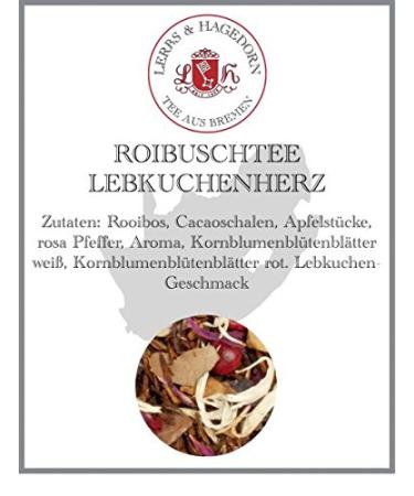 Lerbs & Hagedorn Gingerbread heart-shaped Roibuschtee tea 2 kg