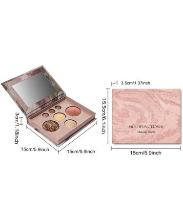 Palette de maquillage multifonctionnelle kit de maquillage portable utilisable pour les paupi res le blush et le contouring. Texture lisse pigment e et longue tenue. Miroir inclus. - Buy Online on GoSupps.com