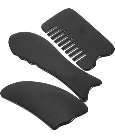 Minkissy 15-Piece Horn Massage Tool Set | Multifunctional Gua Sha & Muscle Massager for Beautiful Face & Neck Care - Buy Online on GoSupps.com