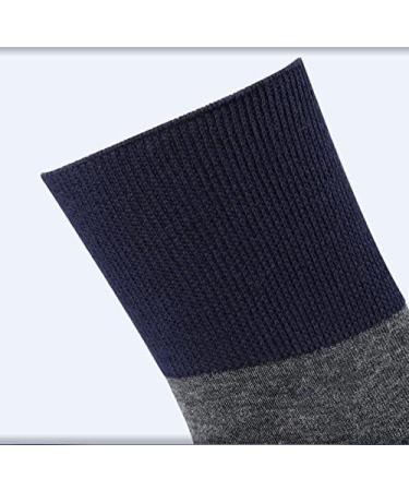 BIHIKI Men's Diabetic Socks - 12 Pairs, Loose & Non-Binding - Buy Online on GoSupps.com