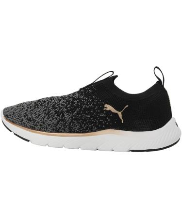 PUMA Women's Softride Remi Slip-on Knit WN's Road Running Shoe - Black Gold Cool Dark Gray - EU Size 39 - International Shipping Available - Buy Online on GoSupps.com