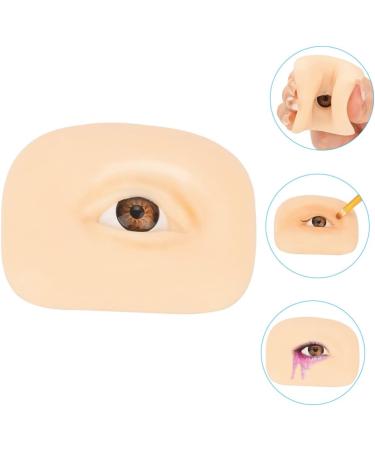 FOMIYES 4pcs Makeup Practice Skin Facial Tools Eyeshadow Practice Skin Reusable Practice Boards 3d Major 1 count (Pack of 1) Left Eyex4pcs - Buy Online on GoSupps.com