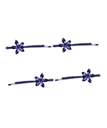 minkissy 2 Pairs Pearl Hair Clips Hair Pins Hair Jewelry Elegant Hairpin Womens Hair Clips Hair Barrettes for Women Fashion Hairpin Bridal Side Hair Clips Crystal Bobby Metal Bride Grip