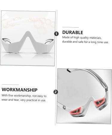 Partykindom Eye Massage Device - Stress Reduction Eye Care Tool for Fatigue Relief - Electric Eye Massager in White - Buy Online on GoSupps.com