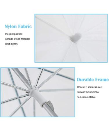 Photography Umbrella Lighting Kit - 4 Pack 33/84cm Soft White Translucent and Reflective Umbrellas for Studio Shooting - Photo and Video Lights - Buy Online on GoSupps.com
