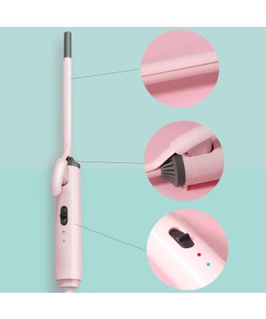 Buy Thin Curling Wand 9mm - Ceramic Barrel Hair Curler for All Hair Types - 360 Rotation Constant Temperature - Buy Online on GoSupps.com