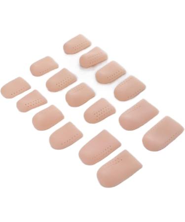 16-Pack Toe Cover Caps | Breathable Gel Sleeve for Ingrown Toenails & Toe Pain Relief - Buy Online on GoSupps.com