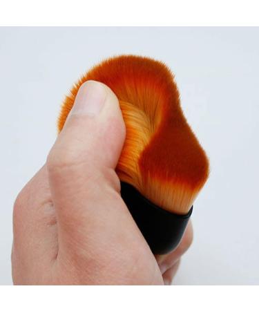 Tanning and Makeup Brush Angled Flat Foundation Brush Fake Tan Brush Contouring Brush Blush Brush for Liquid Foundation Cream or Cosmetics - Buy Online on GoSupps.com