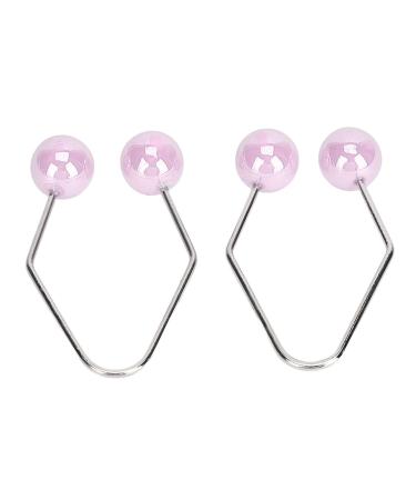 Facial Dimple Trainer Improve Smile Muscle Strengthen Portable Design Dimple Maker Balls for Face Cheeks (Purple)