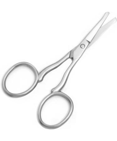 3.5 Inch Facial Hair Grooming Scissors Kit - Eyebrow Nose Hair Mustache & Beard Trimmers with Safety Tips - Perfect for Men & Women - Buy Online on GoSupps.com