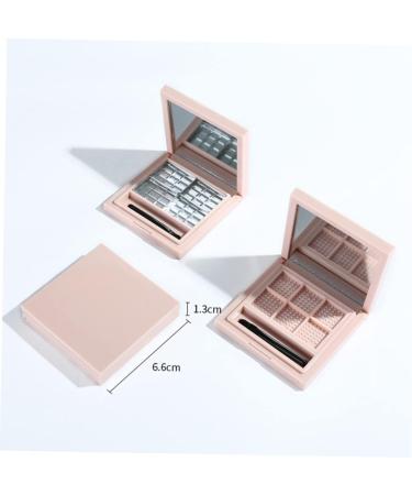 VINTORKY 2pcs Empty Eyeshadow Palette Blush Palette Empty Eyeshadow Dish Empty Compact Eyeshadow Pink 1 count (Pack of 1) Pink - Buy Online on GoSupps.com