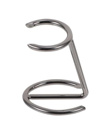 Metal Safety Razor Stand: Shaving Brush Stand Beard Razor Holder with Non-Slip Base for Men Skin Care Gray
