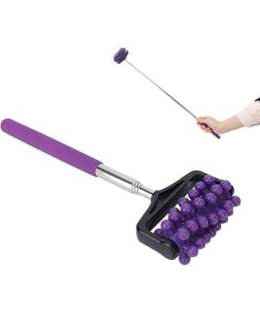 Verdant Touch Telescopic Massage Stick - Back Pain Relief Roller for Muscle Soreness - Purple - Buy Online on GoSupps.com