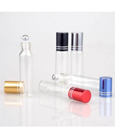 Rysmliuhan Essential Oil Roll-On Bottles - Stainless Steel Roller & Glass Bottles for Travel & Home Use - Buy Online on GoSupps.com