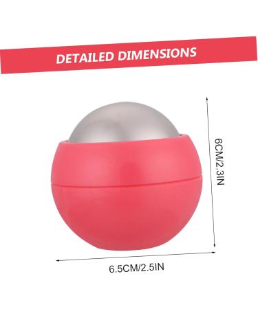Coolhiya Handheld Massage Ball - Portable Ice Roller for Relaxation | 6.5x6.5 cm Pink Massage Device for Home Use - Buy Online on GoSupps.com