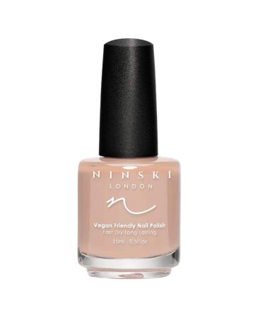 NINSKI NAIL POLISH - Vegan Friendly - Quick Air Dry - CLAM SHELL 15ml