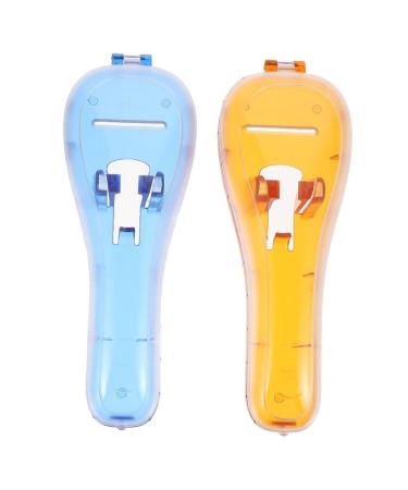 Mikinona 2er-Box Razor Storage Box Razor Protection Box Razor Razor Travel Setui Handbook Razor Box Protection Cap storage box Travel Sky Sk. 16.5x6x3.5cm Orange Blue