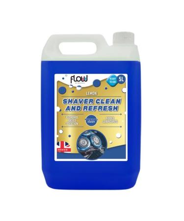 Flow 5 Litre Shaver Cleaner | Cleaning Fluid Refill For Braun Clean And Renew Cartridge | Braun Stations 3 5 7 & 9 Series (1 Pack) 5 l (Pack of 1)