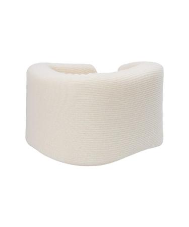 Exceart universal neck collar sewer foam cervical vertebrae vertebrae whirlpool wrap wraps to relieve neck pain L white L.