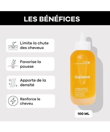 Ga am 30-day anti-hair loss and growth food supplement. Made in France. -50% hair loss Doubled density. Restores the - Buy Online on GoSupps.com