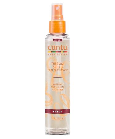 Cantu Shea Butter Thermal Shield Heat Protectant 5.1 Ounce (150ml) (2 Pack)