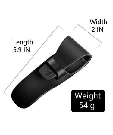 Travel Razor Case Set - Portable Silicone & Plastic Protector, Dark Gray - Buy Online on GoSupps.com