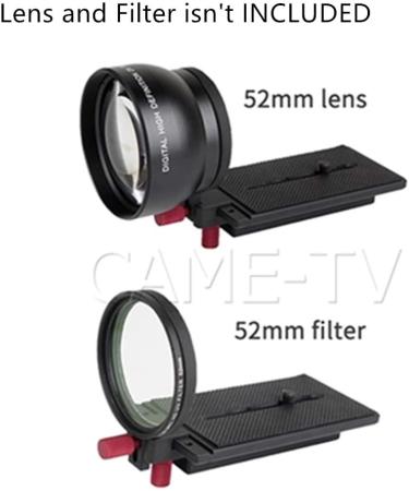 Came-TV Adapter with 52mm Ring Thread for Sony ZV-1, RX100M7, Canon G7X Mark III - Filter and Lens Adapter for Padcaster, Parrot Teleprompter - Desview T3, T2 - Buy Now - Buy Online on GoSupps.com