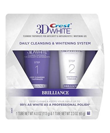 Crest 3D White Brilliance Daily Cleansing Toothpaste and Whitening Gel System 1 ea