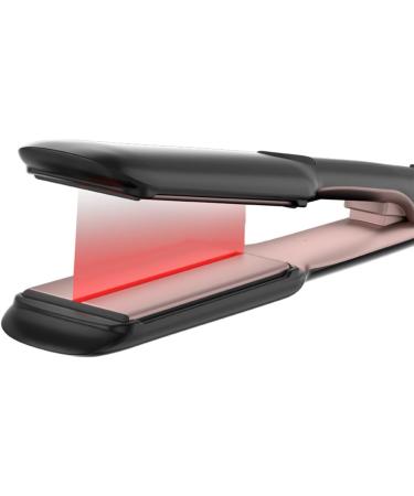 Buy Wide Version Infrared Hair Straightener - Dual-Use Vibration & Negative Ion Technology for Curly & Straight Styles - International Shipping Available - Buy Online on GoSupps.com