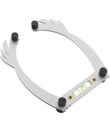 FOMIYES 5pcs White Outfit Eye Brow Shaping Kit Eyebrow Measuring Tool Eyebrow Line Aluminum Alloy - Buy Online on GoSupps.com