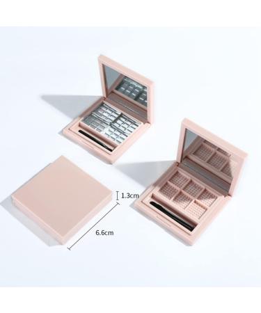 Healeved 2pcs Empty Eyeshadow Dish Empty Eyeshadow Palette Blush Palette Makeup Highlighter Highlighters - Buy Online on GoSupps.com