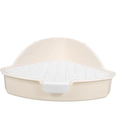 HANABASS 2pcs Rabbit Triangle Potty Toilet Pets Small Animal Potty White Urine Pet Cage Abs 25.00X19.00X10.00CMx2pcs Whitex2pcs - Buy Online on GoSupps.com