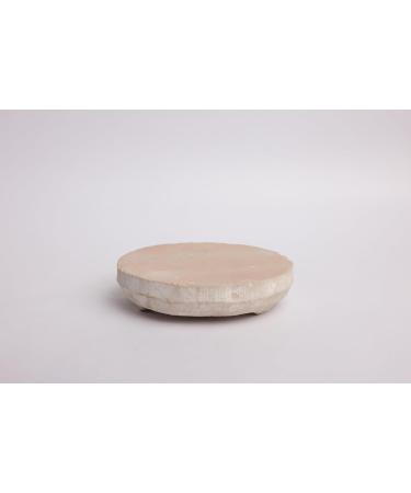 OGOC Sandal Wood Rubbing Round Stone | Sandalwood Pata Board Chandan Pata | 1 Piece 1 count (Pack of 1) - Buy Online on GoSupps.com