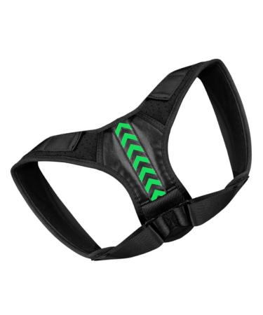 FRCOLOR 1pc Posture Belt Posture Trainer Adult Hunchback Strap Adjustable Posture Ergonomic Posture Bra Device Shoulder Strap The Shoulder Pe Men and Women 45X18X1cm Black