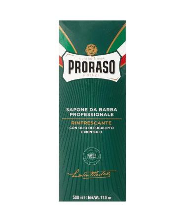 PRORASO Eucalyptus Shaving Cream 500ml - Best Shaving Cream for Smooth Shave | International Shipping Available - Buy Online on GoSupps.com