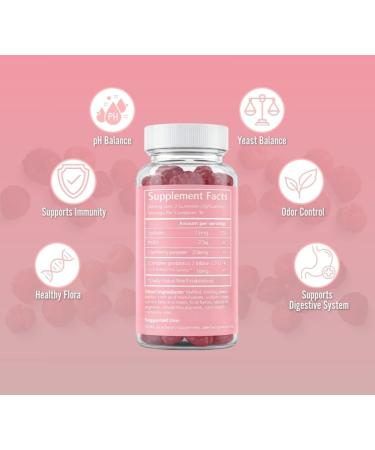 Probiotics for Women Gummies with Raspberry 6 Premium Strains for pH Balance Digestive Health Vaginal & Immune Support 3 Billion CFU Women's Probiotic Gummy for Feminine Health 60 Gummies - Buy Online on GoSupps.com